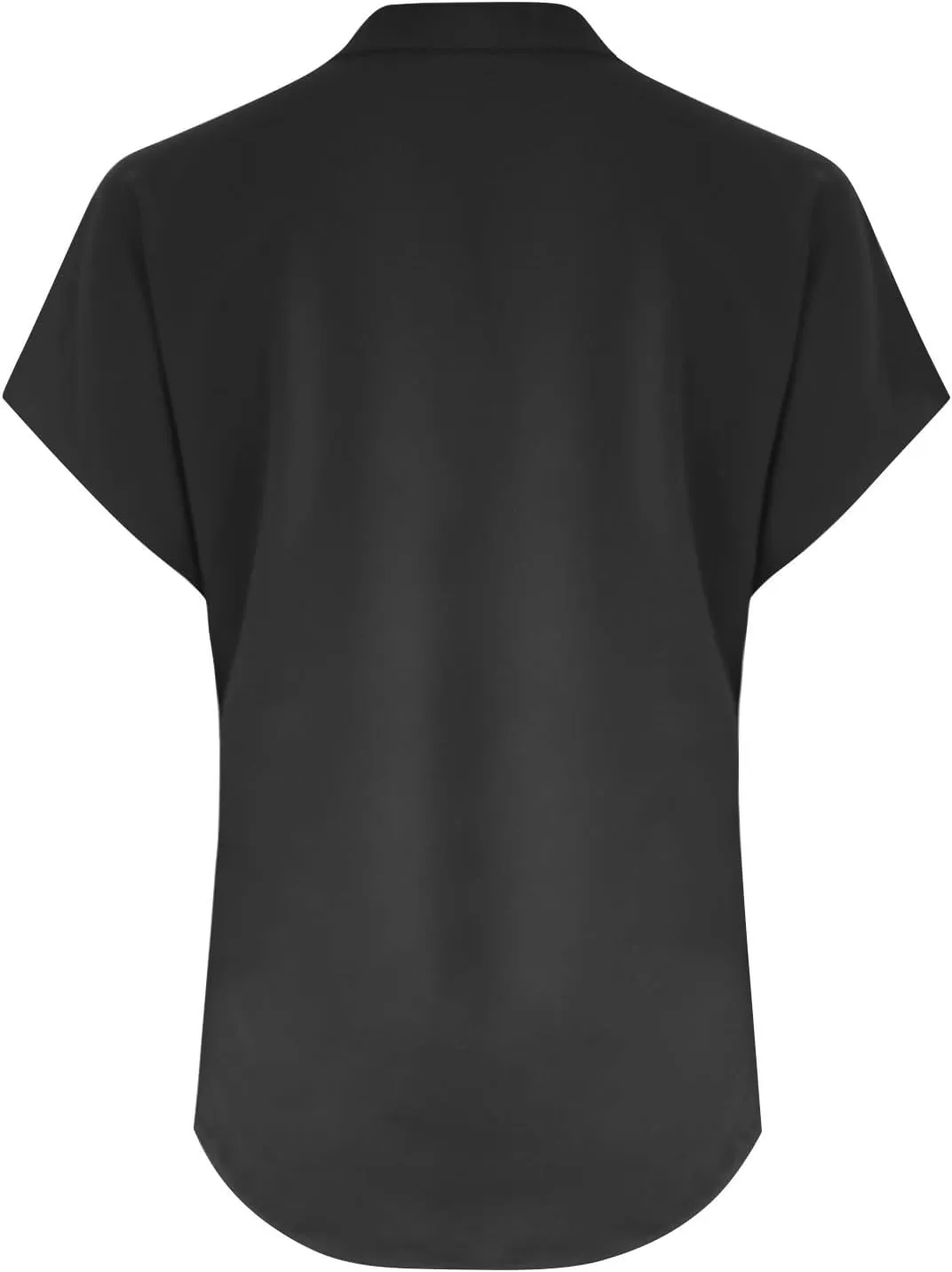 2025 Womens Summer Cotton Linen Tops Trendy Plus Size Button Notch V Neck Short Sleeve Blouses Loose Flowy Work Shirts