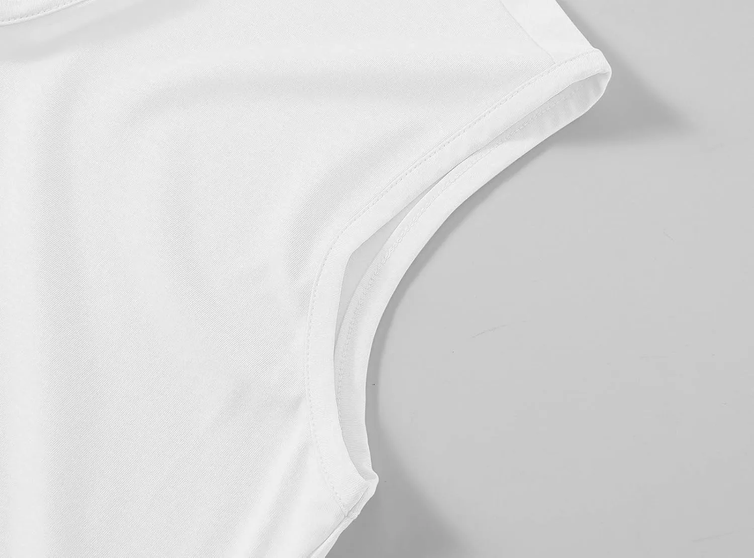 BASUDAM Women's Sleeveless Golf Polo Shirts V-Neck Collarless Tennis Athletic T-Shirts Quick Dry