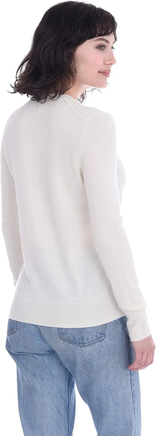 Cashmeren Womens Basic V-Neck Sweater 100% Pure Cashmere Long Sleeve Classic Pullover