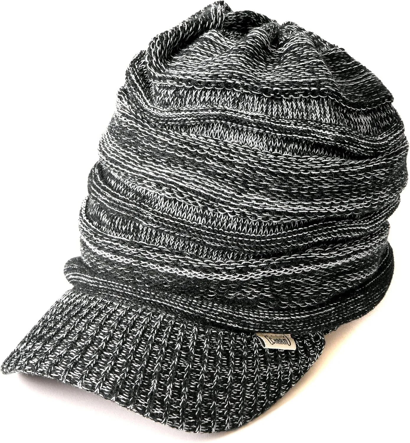 CHARM Mens Summer Knit Beanie Hat - Womens Slouchy Visor Cap Winter Baggy Slouch Knit