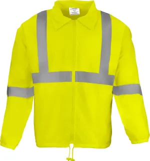 Ironwear 6445 Hi-Visibility Reflective Lightweight Windbreaker | ANSI Class 3 | Elastic Cuffs and Waist