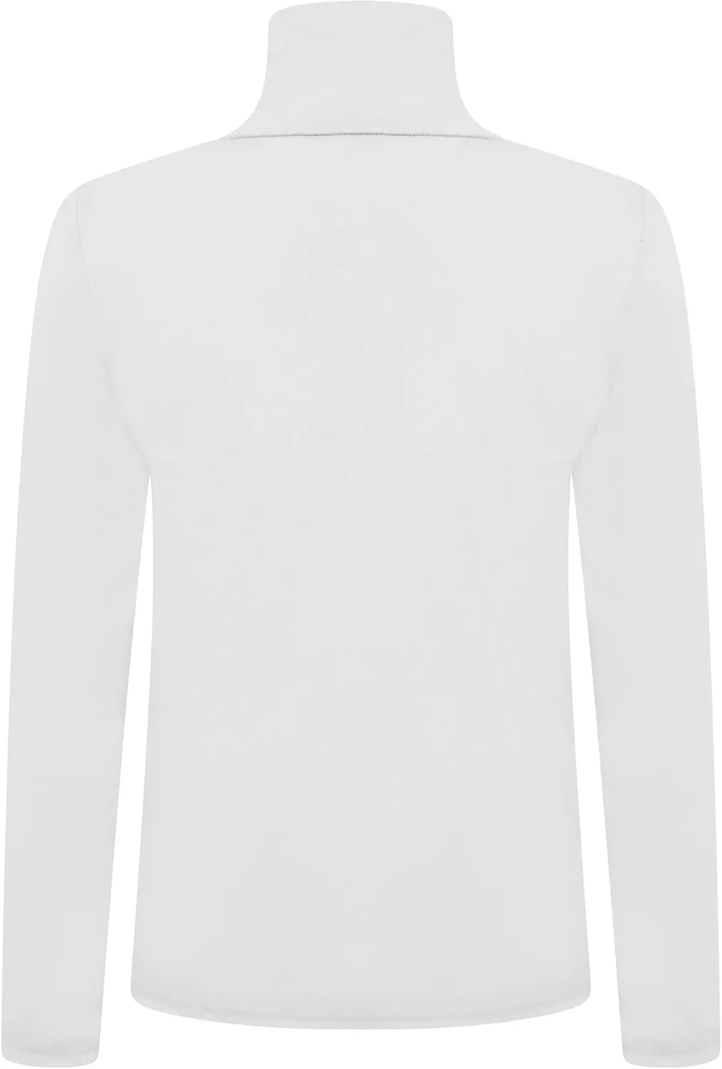 Loxdonz Girls Long Sleeve Turtleneck Tee Shirt Kids Casual High Neck Tops T-Shirts | Youth Size 3-14