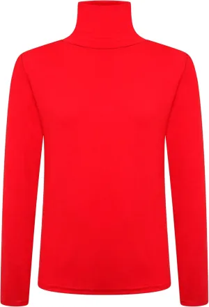 Loxdonz Girls Long Sleeve Turtleneck Tee Shirt Kids Casual High Neck Tops T-Shirts | Youth Size 3-14