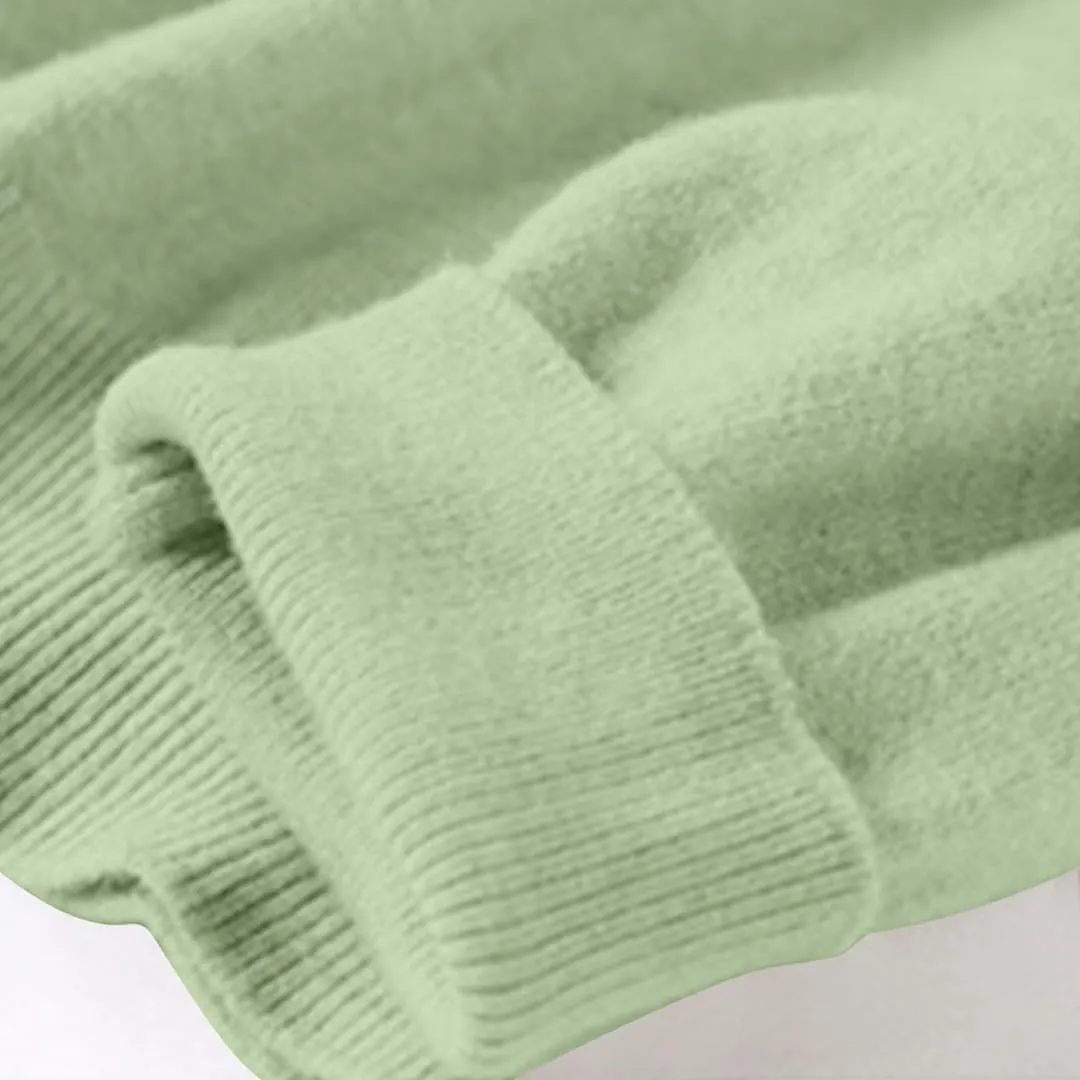 SERYU Cashmere Sweaters for Women Crewneck Long Sleeve Knit Spring Tops Jumper Knitted Pullover Cashmere Sweater