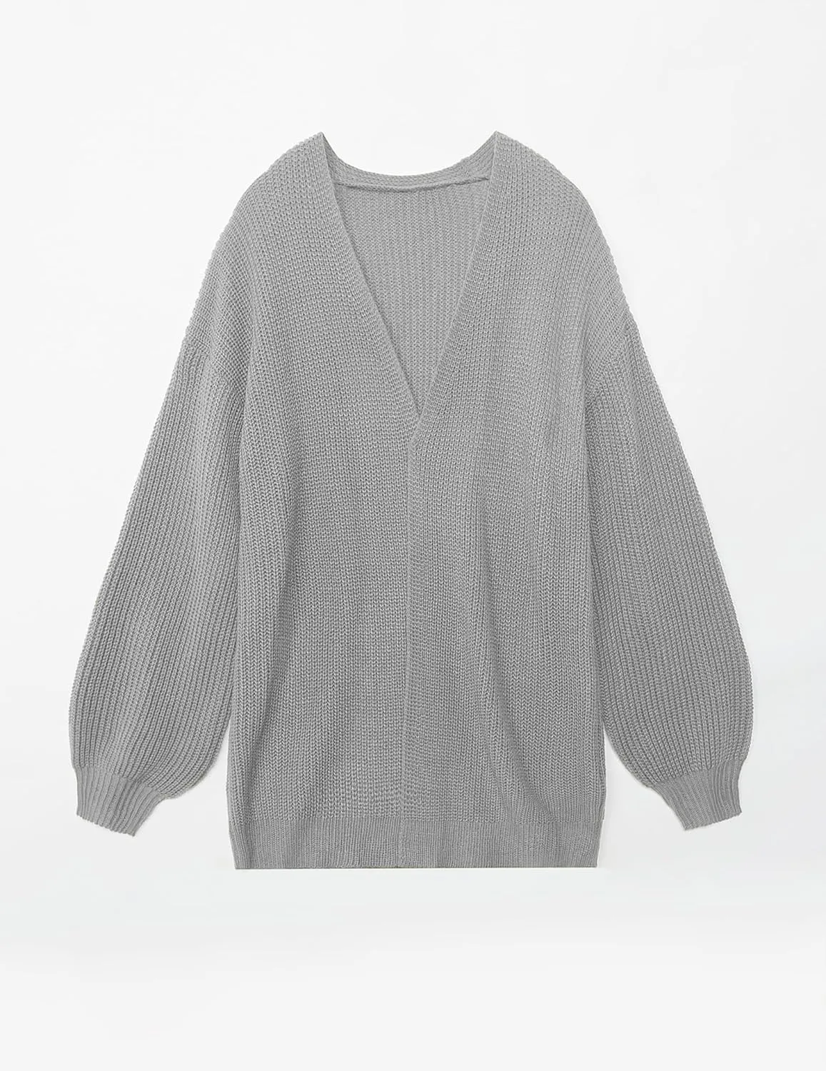 Women's Lightweight Oversized Long Cardigans Spring 2025 Cute Waffle Knit V Neck Open Front Thin Sweater Cardigan